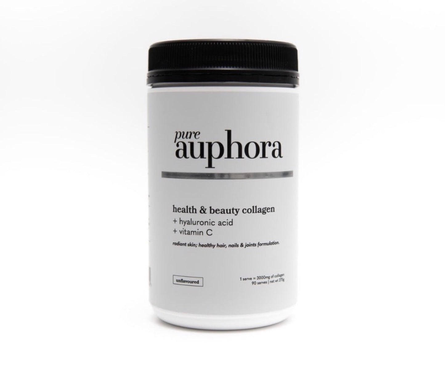 Health & Beauty Bovine Collagen + Hyaluronic Acid + Vitamin C (275 grams)